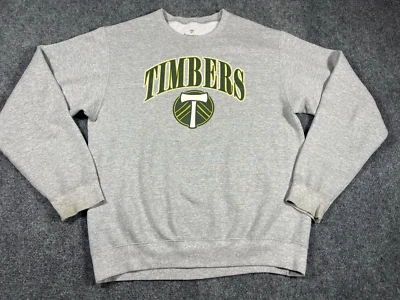 Portland Timbers Sweatshirt Adult Size Medium Long Sleeve Crew Neck MLS Soccer - Image 1 of 4