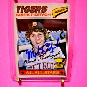 Mark Fidrych - 1977 Topps Card # 265 - Rookie - Autograph - Picture 1 of 11