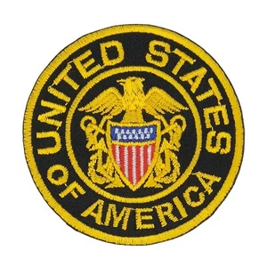 ac54★USA Logo United States of America Aufnäher zum aufbügeln Bügelbild 6 x 6 cm - Bild 1 von 8