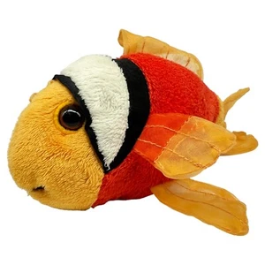 Tomato Clown Fish GANZ Webkinz Lil'Kinz Plush No Code 9” HS516 - Picture 1 of 8