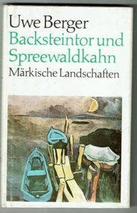 Libro - Puerta de ladrillo y barcaza Spreewald con autógrafo del autor 1981 autógrafo - Imagen 1 de 3