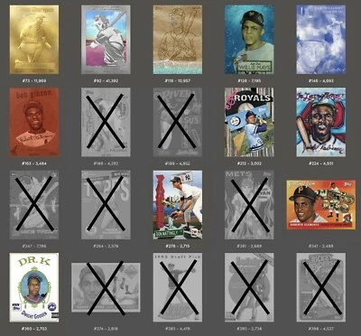 Topps PROJECT 2020 You Pick Don C! | Includes P2020 Box FREE SHIP Ripken Mays - Image 1 of 4