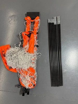 Portería de fútbol Bownet 6'6" X 18'6" **USADA, SIN ESTUCHE DE ALMACENAMIENTO/SIN ESTACAS** Foto 1 de 4