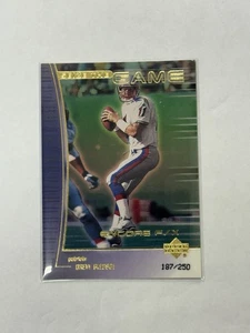 1999 Upper Deck Encore FX Seize the Game Drew Bledsoe #SG9 187/250 - Picture 1 of 1