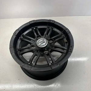 12" Double Cross Aluminum Rim, Black - 2018 CF Moto CFORCE 500 - Picture 1 of 19