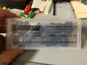Confezione Accessori Grobell - Spazzole Rotonde 5 Nylon e 2 Ottone - Foto 1 di 5