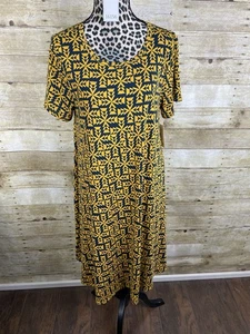 LuLaRoe Carly Dress NWT L BRAND NEW WITH TAGs Size Large -- FAST SHIPPING - Picture 1 of 6
