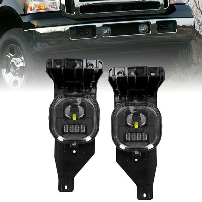 Pair LED Fog Lights Lamps For 2005-2007 Ford F-250 F-350 F-450 F-550 Super Duty - Image 1 of 4