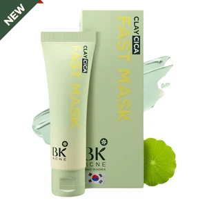 2x BK Acne Clay Cica Fast Mask Calm & Poreless Skin Oil Control 50g - Picture 1 of 14