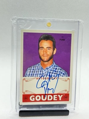 2016 Goodwin Champions CM 朋克 Goudey 亲笔签名 WWE AEW MMA — 第 1/2 张图片