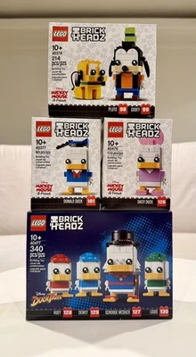 LEGO BRICKHEADZ DISNEY DuckTALES 40477 GOOFY PLUTO 40378 Donald40377 Daisy 40476 - Image 1 of 4