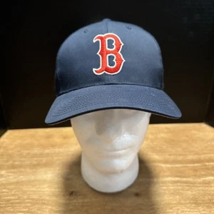 Vintage Boston Red Sox Snapback Hat Cap Blue S/M Twins Enterprise MLB 90s Tags - Picture 1 of 10