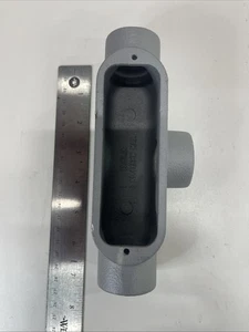 APPLETON Typ Leitungskörper Dreiwege T, Form 35 UNILET 1" NPT. Nur Gehäuse. - Bild 1 von 9