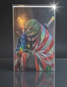 1/1 Último Ronin Último PATRIOTA TNMNT SIN CAPUCHA HOMENAJE Holofoil Arco Iris Virgen ¡CÓMIC!  - Imagen 1 de 7
