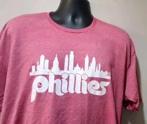 Philadelphia Phillies T-shirt Throwback PHILLIES SHIRT SOFT STYLE PHILLY LARGE  - Picture 1 of 21