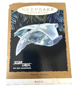 Hallmark Keepsake Ornament Star Trek Romulan Warbird 1995 B67 - Imagen 1 de 3