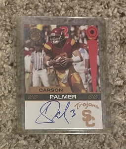 Carson Palmer AUTO~RC Press Pass Bronze 2003 Rookie Autograph Signature USC SP - Picture 1 of 2