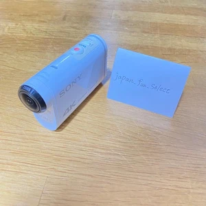 Sony Handycam FDR-X1000V White Action Camcorder Video Camera 4K Japanese Exc+++ - Picture 1 of 24