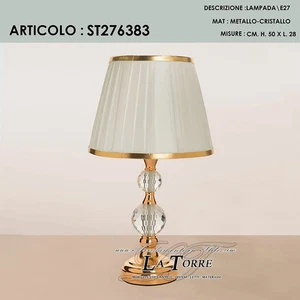 Lampada da tavolo H50 dorata con cristalli moderno classico lume ST276383 - Imagen 1 de 1