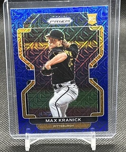 2022 Prizm Max Kranick SP Blue Mojo Prizm Rookie Card RC /199 PIT Pirates! - Picture 1 of 3