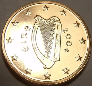 Gem Choice Unc Ireland 2004 5 Euro Cents~Minted In Sandyford~Irish Harp~Free Shi - Picture 1 of 2