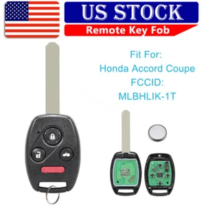 Para Honda Accord 2008-2012 cupé coche remoto sin llave 4B llavero MLBHLIK-1T - Imagen 1 de 12
