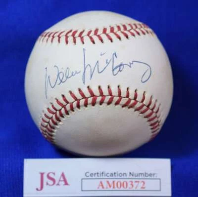 Willie McCovey JSA Cert Autograph National League Signed Baseball 1 - Image 1 of 2