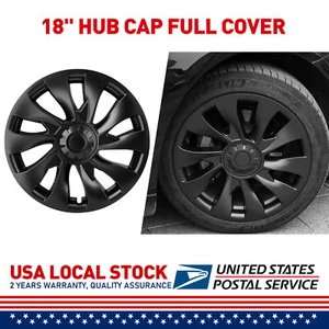 2017-2020 For Tesla Model 3 M3 Aero Wheel Rim Cover Hub Cap 18 inch 1044231-99-B - Picture 1 of 6