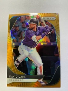 2020 PRIZM DAVID DAHL NEON ORANGE PRIZM /100 COLORADO ROCKIES - Picture 1 of 1