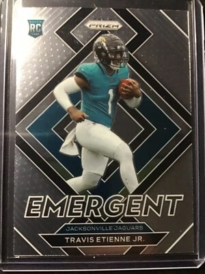 2021 Panini Prizm - Emergent #E-14 Travis Etienne (RC) - Image 1 of 2