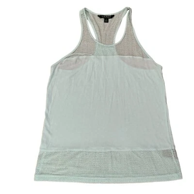 Ralph Lauren Active Yoga Women's Racerback Mesh Sleeveless Teal Top M - Image 1 of 4