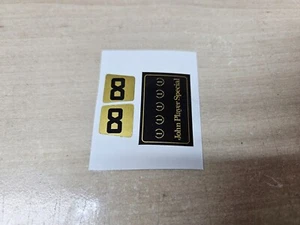 SCALEXTRIC NEUWARE C050 JPS FORMULA 1 NO8 SELBSTKLEBENDE AUFKLEBER FLÜGEL SEITENPOD - Bild 1 von 1