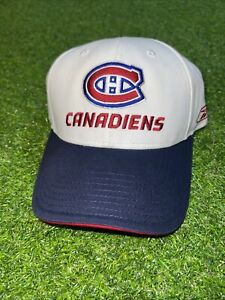 NHL Montreal Canadiens Reebok Adult Adjustable Fit Cap Hat White