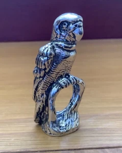 Kleine Statue Papagei Qualität Silber Zinn (TM13) - Bild 1 von 4