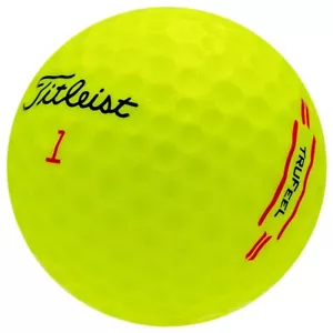 Titleist TruFeel Yellow Used Golf Balls, 2023, Pristine Condition, AAAAA - Picture 1 of 8