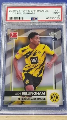 Jude Bellingham - 2020-21 Topps Cromo Bundesliga RC PSA 9 Foto 1 de 2
