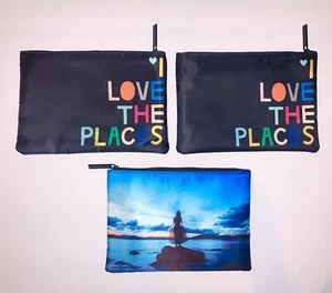 Lote 3 Bolsas de Servicios Qantas Airways Australia Kit Castillo Rachel Gary Pepper - Imagen 1 de 10