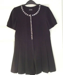 NEXT Girls Black Playsuit Age 9 EXCELLENT CONDITION  - Picture 1 of 4