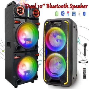 9000W Portable Bluetooth Party Speaker Sub woofer Heavy Bass Sound System DJ USB - Picture 1 of 16