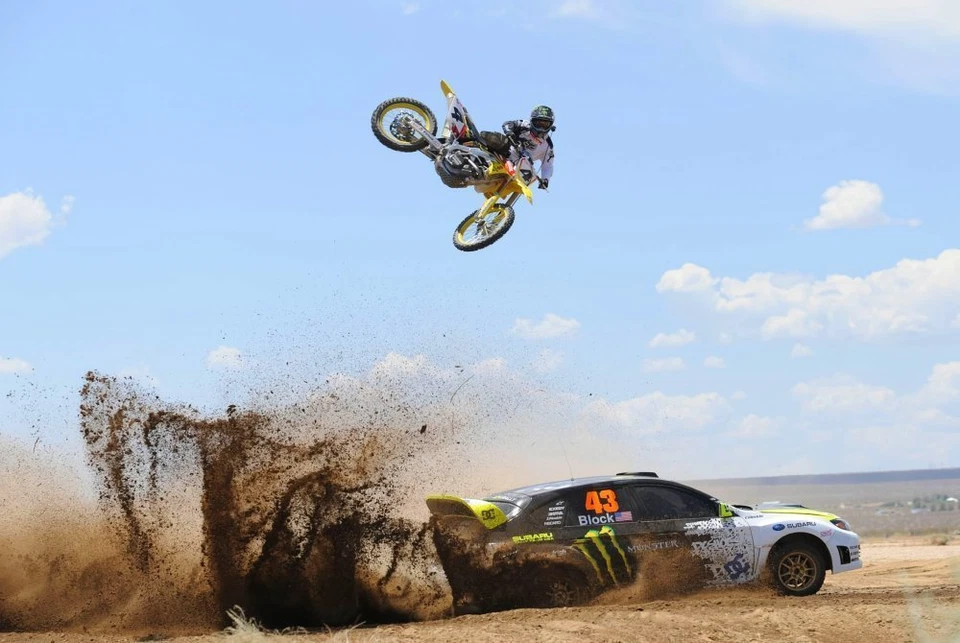 KEN BLOCK MOTOCROSS OFF ROAD BIKE Wall Art Print Poster  Home Room Decoration - image 1 of 1