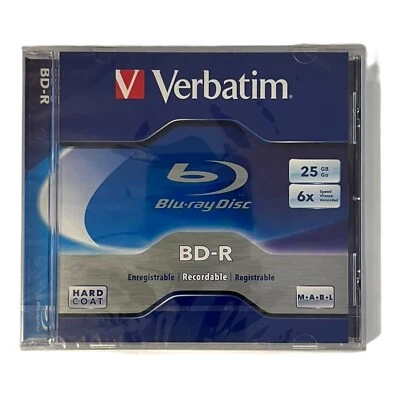 Verbatim DataLife BD-R Blu-ray Rohling 25GB 1 Stück NEU & OVP - Bild 1 von 2