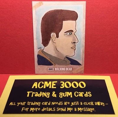 Topps The Walking Dead Season 7 - BRANDON PYLE Sketch Card 1/1 - - Image 1 of 2