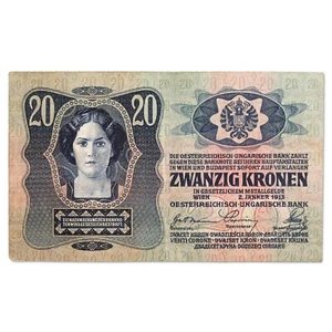Austria - Billete 20 coronas 1913 - XF - KK.120 - P.13 - Imagen 1 de 2