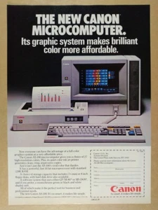 1983 Canon AS-100 Computer vintage print Ad - Picture 1 of 1