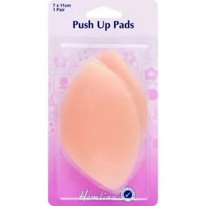 Hemline Silicone Push Pads Bra 1 Pair Skin Tone Extra Lift - Picture 1 of 2