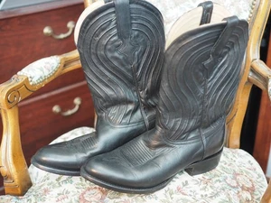 Botas occidentales de cuero JRC & Sons Bootmakers talla 9-1/2 EEE - Imagen 1 de 9