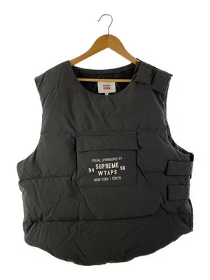 Supreme WTAPS 21AW Tactical Down Vest Down Vest L Nylon GRY - Image 1 of 4
