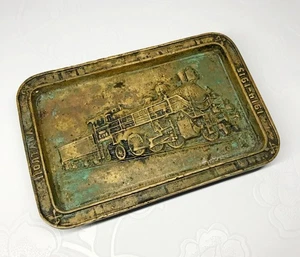 Russian Empire brass ashtray Locomotive - Tsarism Railway - Picture 1 of 13