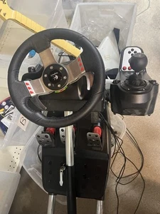 Juego de volante y pedales y palanca de cambios Logitech G27 Racing W-U0001 USB ~ ¡PIEZAS! - Imagen 1 de 14