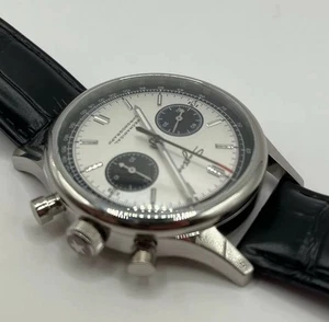 Sugess 1963 Pilot Watch Chronograph Panda Wristwatch Air Force Sapphire men gift - Bild 1 von 12